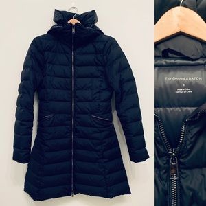 Aritzia Astell Down Puffer in Navy